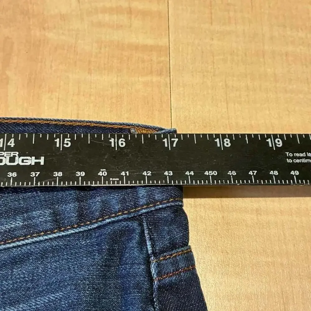 J Brand Walker Relaxed Straight Jeans Dark Wash 33x31